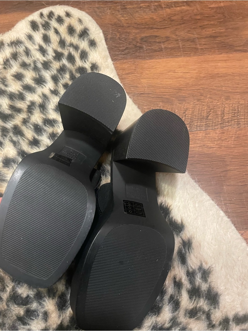 Urban Outfitters Black Platform Mule Heels - Picture 4 of 5